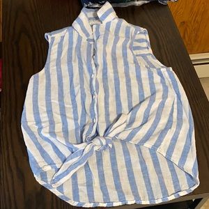 Blue Striped tank top